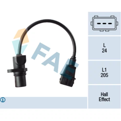 Snímač impulzov kľukového hriadeľa FAE 79389