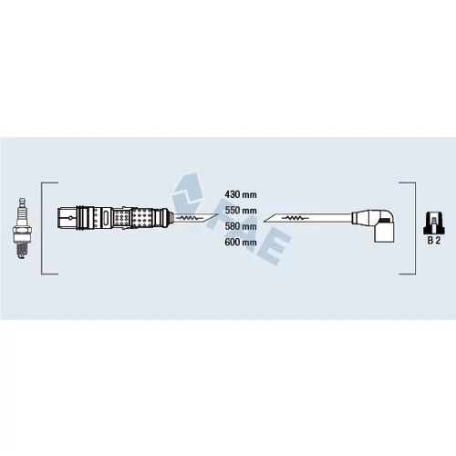 Sada zapaľovacích káblov FAE 85871