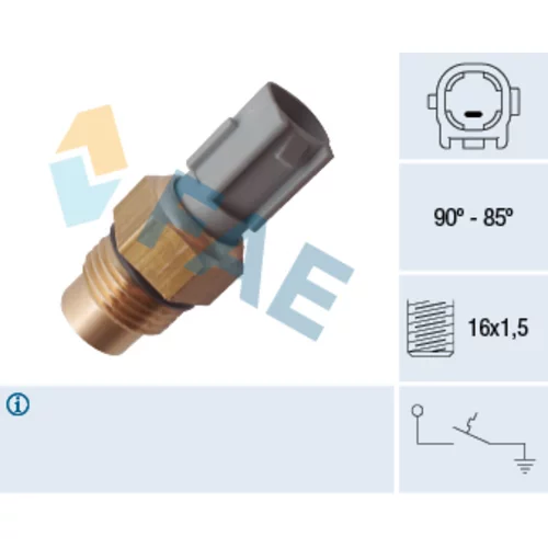 Teplotný spínač ventilátora chladenia FAE 36712