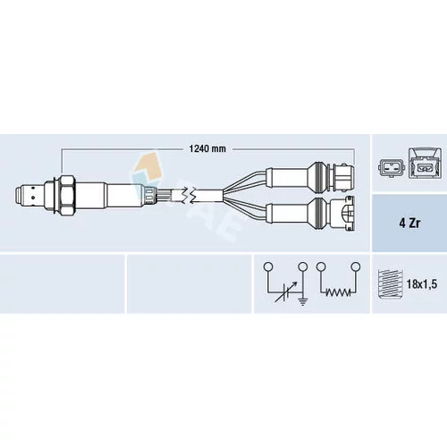 Lambda sonda FAE 77125