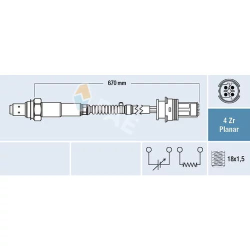 Lambda sonda FAE 77328