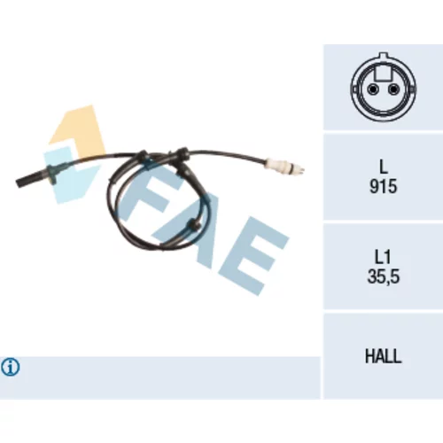 Snímač počtu otáčok kolesa FAE 78178