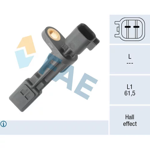 Snímač počtu otáčok kolesa FAE 78601