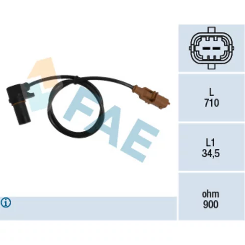 Snímač impulzov kľukového hriadeľa FAE 79077