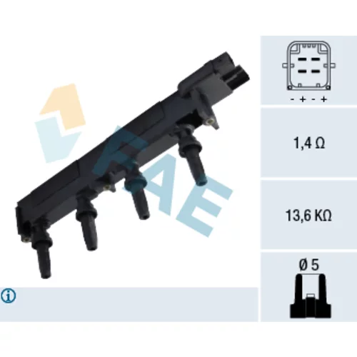 Zapaľovacia cievka FAE 80275