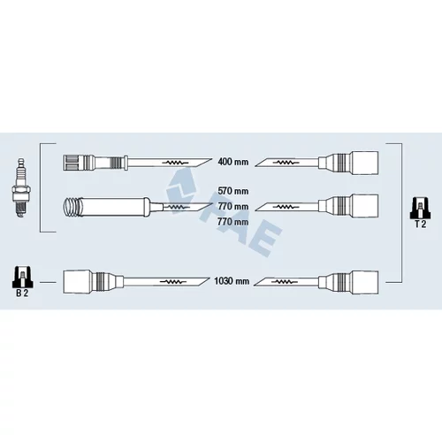 Sada zapaľovacích káblov FAE 85980