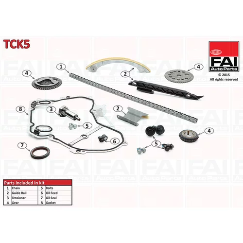 Sada rozvodovej reťaze TCK5 (FAI AutoParts)