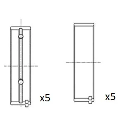 Ložisko kľukového hriadeľa FAI AutoParts BM1006-STD