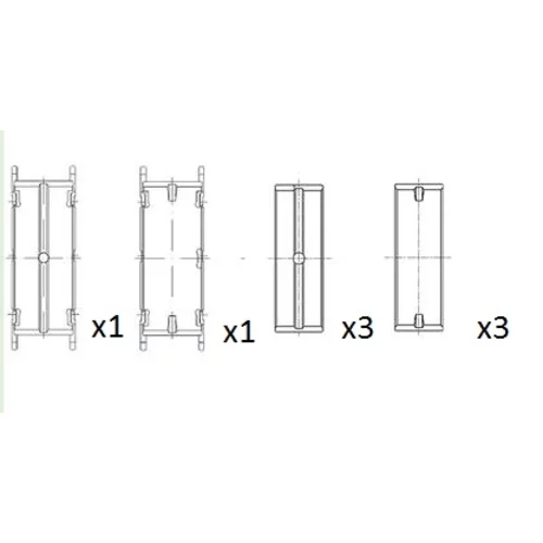 Ložisko kľukového hriadeľa FAI AutoParts BM1013-STD