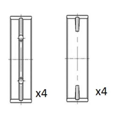 Ložisko kľukového hriadeľa FAI AutoParts BM1015-STD