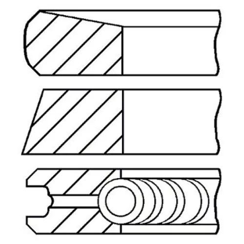 Sada piestnych krúžkov FAI AutoParts PR20-000