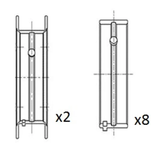 Ložisko kľukového hriadeľa FAI AutoParts BM1037-STD