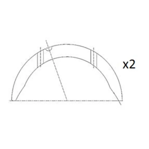Vymedzovacia podložka pre kľukový hriadeľ FAI AutoParts BT3008-STD