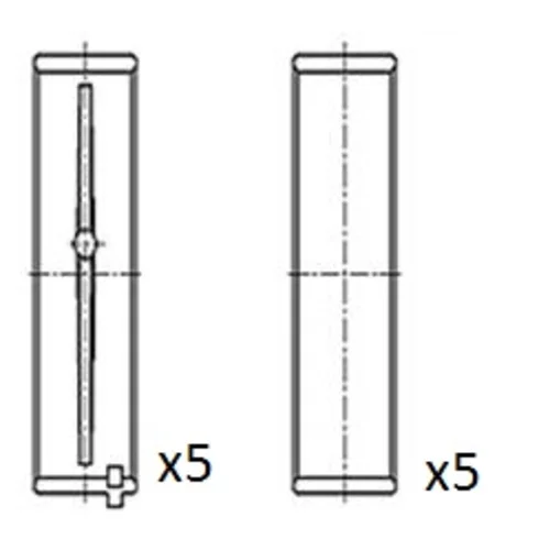 Ložisko kľukového hriadeľa FAI AutoParts BM1024-025