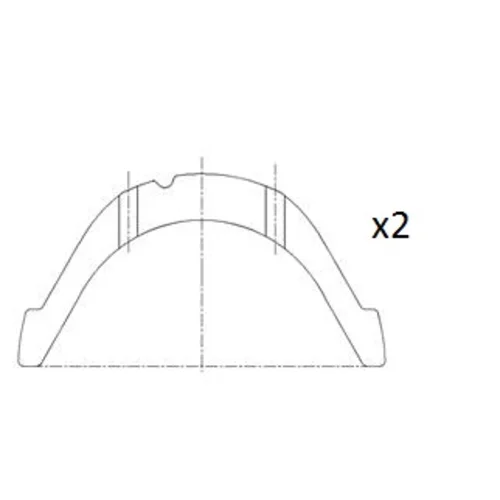 Vymedzovacia podložka pre kľukový hriadeľ FAI AutoParts BT3013-STD