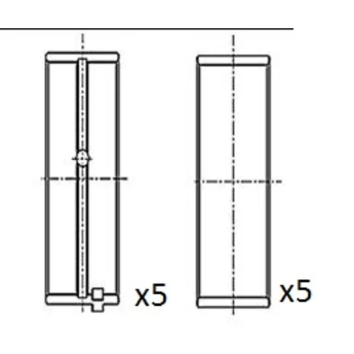 Ložisko kľukového hriadeľa FAI AutoParts BM1023-STD