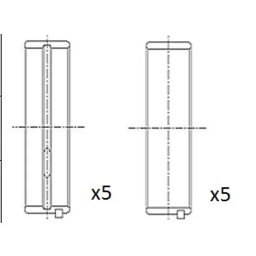 Ložisko kľukového hriadeľa FAI AutoParts BM1028-STD