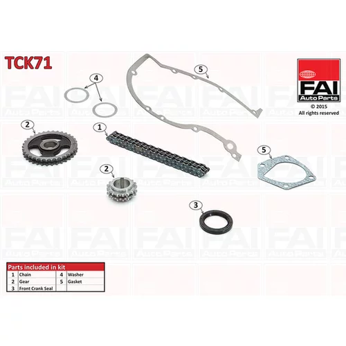 Sada rozvodovej reťaze TCK71 (FAI AutoParts)