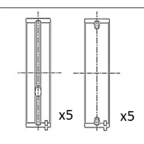 Ložisko kľukového hriadeľa FAI AutoParts BM1036-025