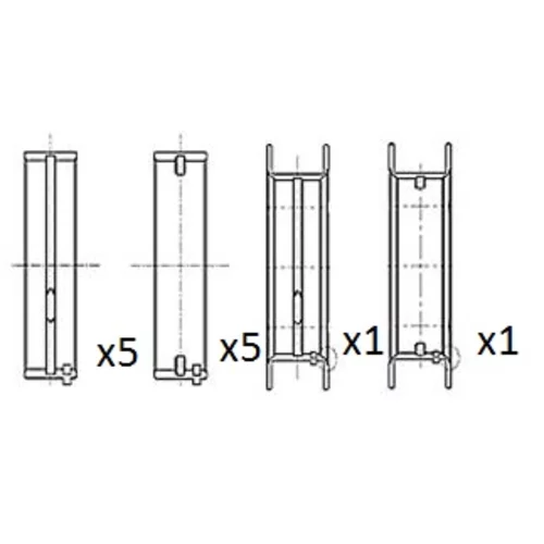 Ložisko kľukového hriadeľa FAI AutoParts BM1059-STD