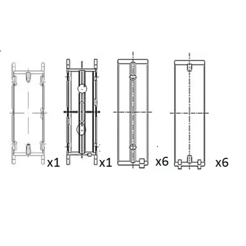 Ložisko kľukového hriadeľa FAI AutoParts BM1064-STD