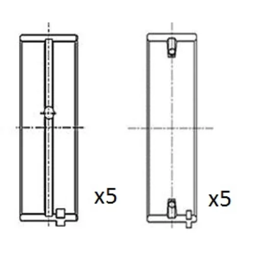 Ložisko kľukového hriadeľa FAI AutoParts BM1002-STD