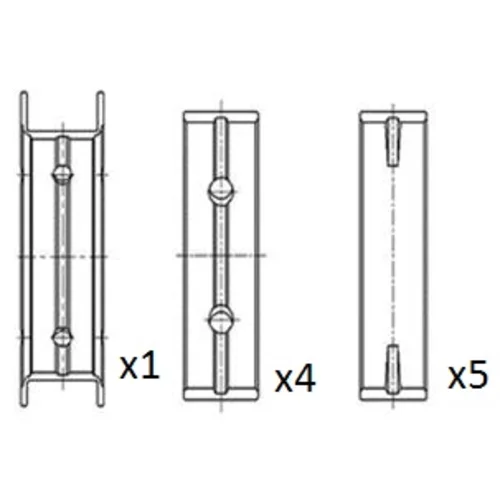 Ložisko kľukového hriadeľa FAI AutoParts BM1030-STD