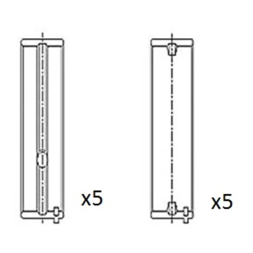 Ložisko kľukového hriadeľa FAI AutoParts BM1034-025