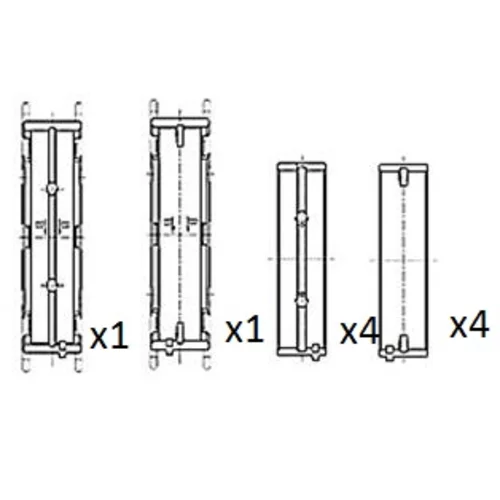 Ložisko kľukového hriadeľa FAI AutoParts BM1033-025