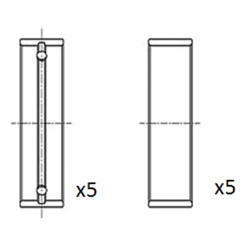 Ložisko kľukového hriadeľa FAI AutoParts BM1041-STD