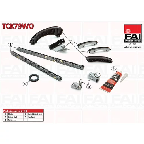 Sada rozvodovej reťaze FAI AutoParts TCK79WO