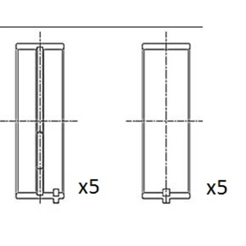 Ložisko kľukového hriadeľa FAI AutoParts BM1007-STD