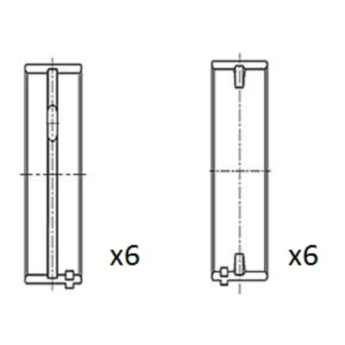 Ložisko kľukového hriadeľa FAI AutoParts BM1062-STD