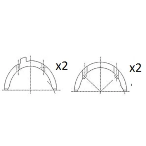 Vymedzovacia podložka pre kľukový hriadeľ FAI AutoParts BT3015-STD