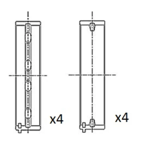 Ložisko kľukového hriadeľa FAI AutoParts BM1017-STD