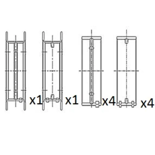 Ložisko kľukového hriadeľa FAI AutoParts BM1040-STD