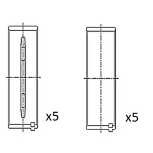 Ložisko kľukového hriadeľa FAI AutoParts BM1057-STD