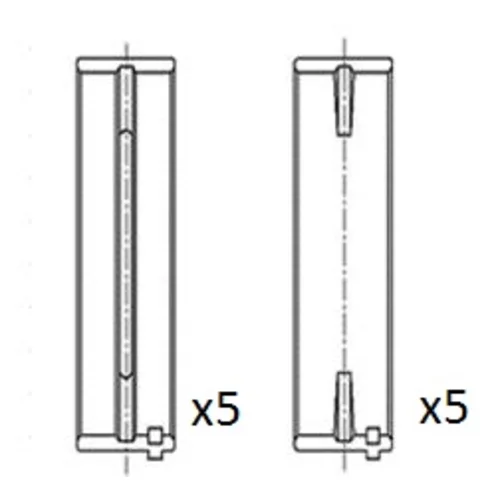 Ložisko kľukového hriadeľa FAI AutoParts BM1066-STD