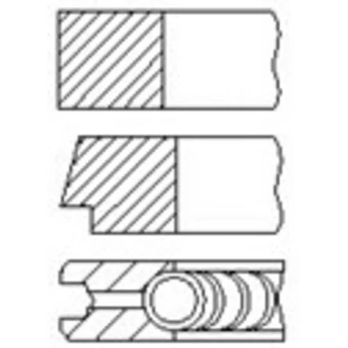 Sada piestnych krúžkov FAI AutoParts PR65-000