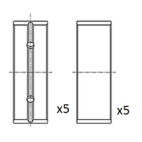 Ložisko kľukového hriadeľa FAI AutoParts BM1045-STD