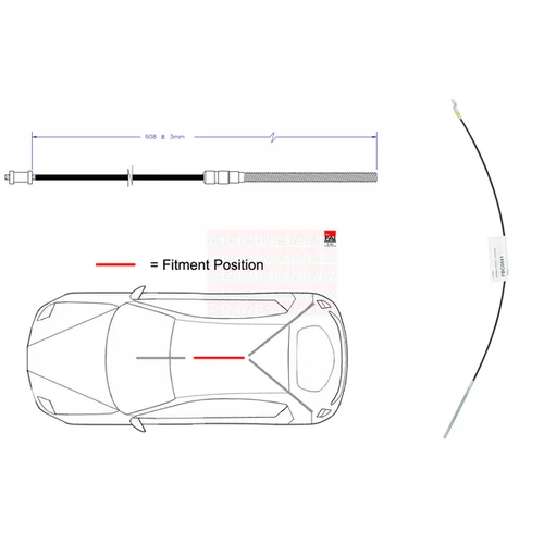 Ťažné lanko parkovacej brzdy FAI AutoParts FBC0041