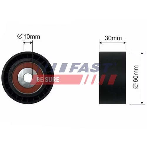 Obehová/vodiaca kladka ozubeného remeňa FAST FT44085