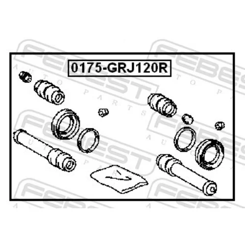 Opravná sada brzdového strmeňa FEBEST 0175-GRJ120R - obr. 1