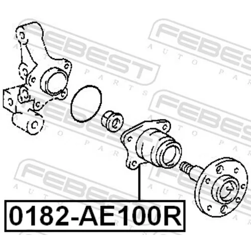 Náboj kolesa FEBEST 0182-AE100R - obr. 1