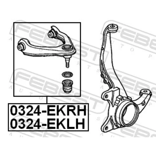 Rameno zavesenia kolies FEBEST 0324-EKRH - obr. 1