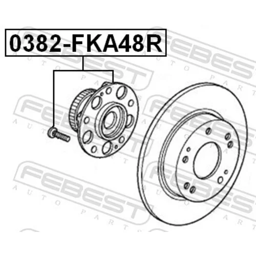 Náboj kolesa FEBEST 0382-FKA48R - obr. 1