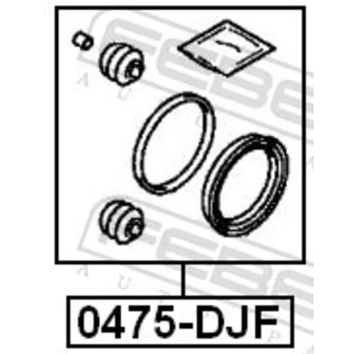 Opravná sada brzdového strmeňa FEBEST 0475-DJF - obr. 1