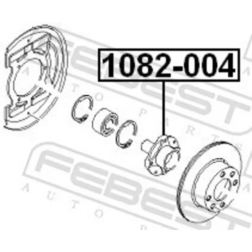 Náboj kolesa FEBEST 1082-004 - obr. 1