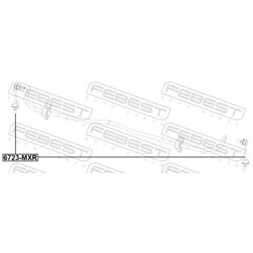 Tyč/Vzpera stabilizátora FEBEST 6723-MXR - obr. 1