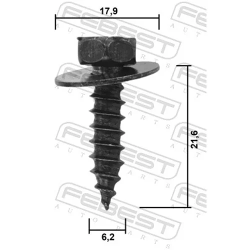 Motor-/Spodny ochranny kryt FEBEST 88570-223 - obr. 1